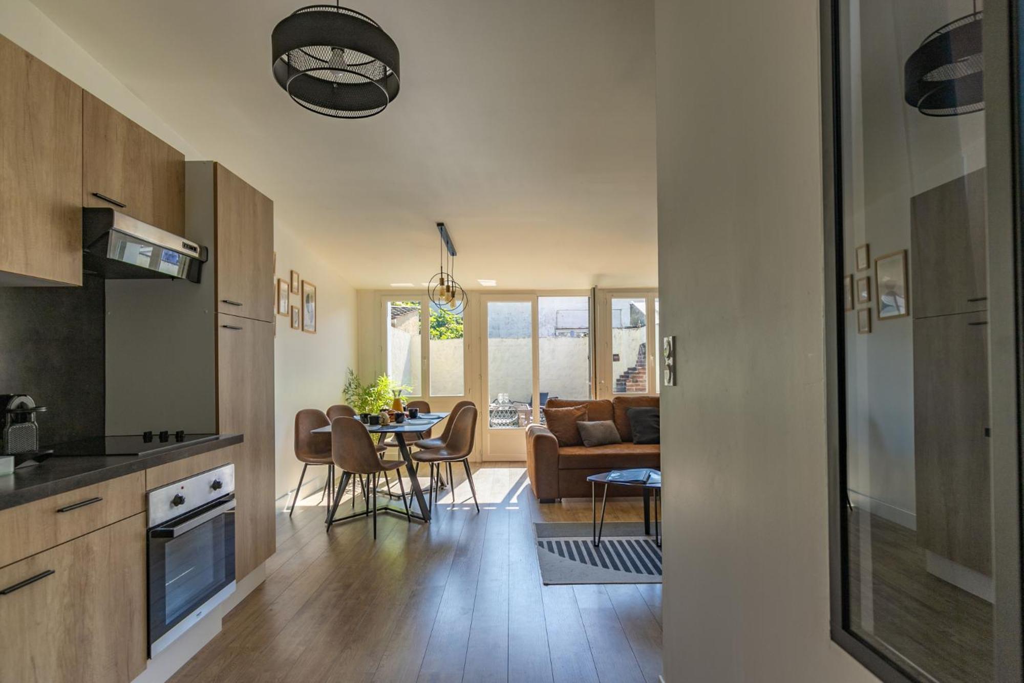 Le Patio - Spacieux T3 Avec Climatisation Et Jardin Privatif Bergerac Exterior foto