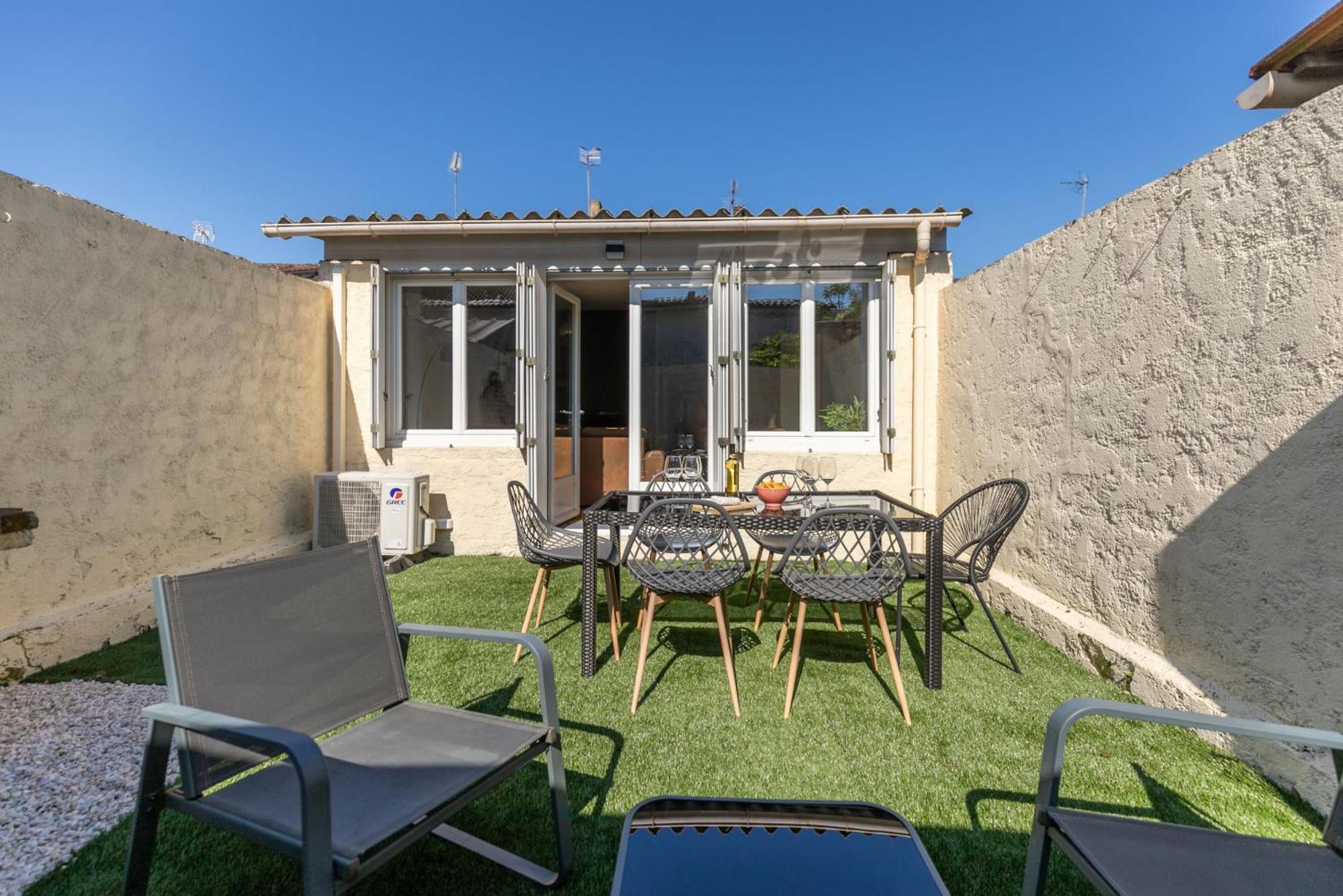 Le Patio - Spacieux T3 Avec Climatisation Et Jardin Privatif Bergerac Exterior foto